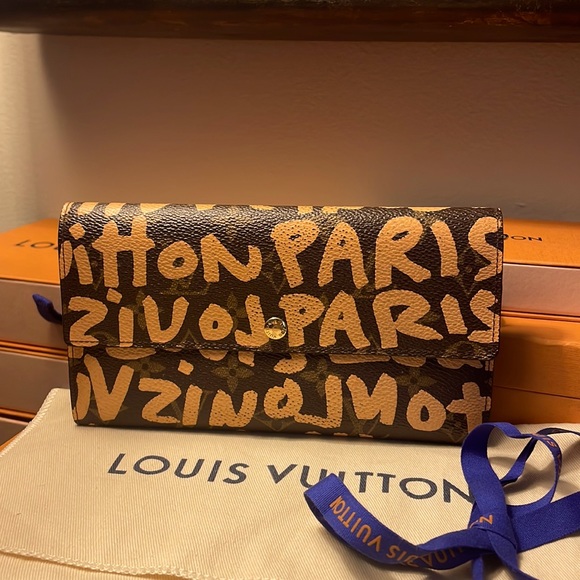 Louis Vuitton Handbags - 💯% Authentic Louis Vuitton Authentic Graffiti Porte Monnaie Monogram Wallet✨